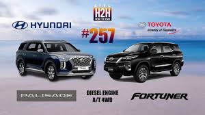 Check spelling or type a new query. New H2h 257 Hyundai Palisade Vs Toyota Fortuner Youtube