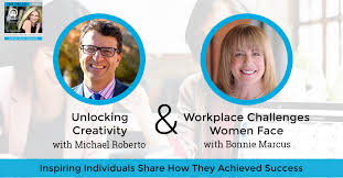 Læs lyt lev blandt millioner af bøger . Unlocking Creativity With Michael Roberto And Workplace Challenges Women Face With Bonnie Marcus
