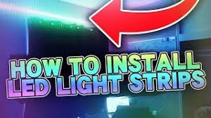 If you opt for step lights in addition to it's not necessary to put a light on each step, but you'll want to. How To Install Room Rgb Leds Lights Transform Room With One Item Youtube