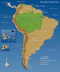 During the dry season the amazon river will cover roughly 42,000 sq. Map Of South America Southwind Adventures
