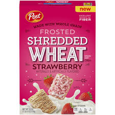post shredded wheat cereal strawberry