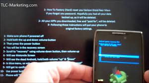 How To Hard Reset Verizon Droid Razr Maxx Razor Max Droids Hard Reset