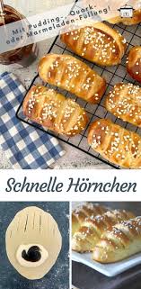 Nachgebacken Schnelle Hornchen Mit Pudding Langsam Kocht Besser Rezept Susser Hefeteig Hefeteig Kochen Und Backen