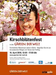 Kirschblutenfest In Den Garten Der Welt Mit Einechtervogel
