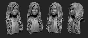 Zbrush Maya 3d Basemesh Of Girl 3d Model 3d Model Model Zbrush