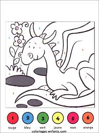 2015 12 6 Farver Drage Coloriage Magique Jeux De Dragon Coloriage Chiffre