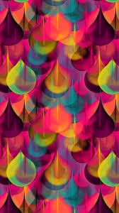 Colorful Pink Lime Green Black Orange Petal Drops Colorful Backgrounds Colorful Wallpaper Cellphone Wallpaper