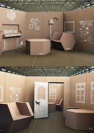 Promote Your Brand With Creative Exhibition Stall Design Cardboard Design Exhibition Booth Design Design