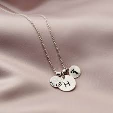 With her classic style, elegance, . Personalised Baby Birth Charm Necklace Posh Totty Designs