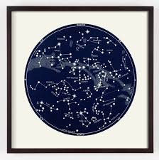 Star Map Constellation Print