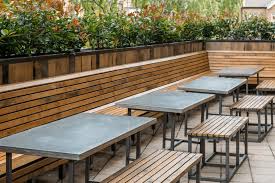 How To Clean Concrete Table Top Outdoor Restaurant Design Outdoor Seating Cafe Concrete Outdoor Furniture