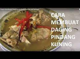 Ketagihan pindang bandeng mpok rodemah. Cara Membuat Daging Pindang Kuning Ala Betawi Youtube