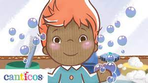 Canticos | Pin Pon es un muñeco | Canción infantil | Inglés y Español |  Educación Preescolar - YouTube