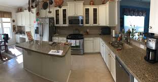 Antique white works well as a kitchen cabinet painting white kitchen cabinet colors can serve as a backdrop for many other, brighter colors in the room. Antique White Kitchen 2 Cabinet Girls
