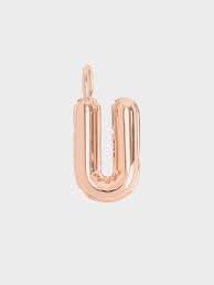 Its name in english is u (pronounced /ˈjuː/), plural ues. Rose Gold Alphabet U Charm Charles Keith De