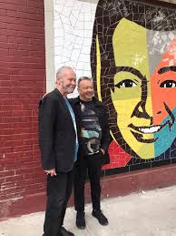 🌶✨📸 Une nouvelle murale de Normand Brathwaite a été inaugurée hier à  l'angle des rues de Rouen et Wurtele dans le Quartier culturel des  Faubourgs ! Bravo à Laurent Gascon pour cette