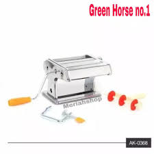 Campurkan dengan telur, margarin, kaldu bubuk, garam, daun bawang iris, ulekkan bumbu halus dan air. Gilingan Mie Ampia Green Horse No 1 Italy Design Pasta Maker Molen Stainless Steel Lazada Indonesia