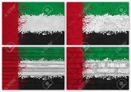 It was designed in 1971 by abdullah mohammed al maainah, who was 19 years old at that time, and was adopted on 2 december 1971. Collage Of United Arab Emirates Flag With Different Texture Backgrounds Stock Photo Picture And Royalty Free Image Image 16006604