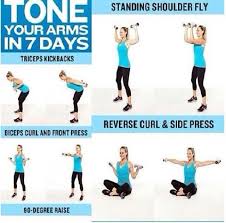 Excess belly fat can cause many health issues, but the right exercise routine, along with a healthy diet, will trim and tone your midsection. How To Tone Your Arms In 7 Days Exercise Flabby Arm Workout Workout
