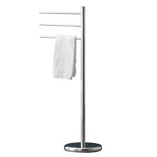 Shop for standing towel racks at walmart.com. Nameeks Tracy Chrome Freestanding Towel Rack Rona