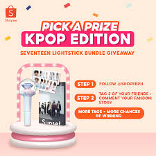 June 18, 2021 (fri) 11:00 am (kst) ~ june 27, 2021 (sun) 11:59 pm (kst) . Shopee Seventeen Lightstick Bundle Say The Name Facebook