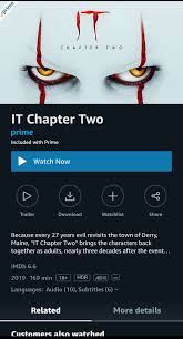 27 years after overcoming the malevolent supernatural entity pennywise, the former members of the losers' club, who have grown up and moved away from derry, are brought back together by a devastating phone call. When Is It Chapter 2 Coming On Netflix Amazon Prime Or Hotstar Quora