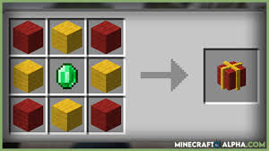 If this is a bit confusing, simply look at the car crafting recipes. Minecraft Gift Wrap Mod 1 17 1 1 16 5 Present Minecraft Alpha