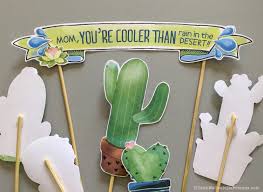 Amparia diy channel 9 год. Diy Mother S Day Cactus Cake Topper Decoration Free Printable