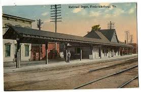 Postcard Of Fredericksburg Station At Ground Level In 1905 Fredericksburg Virginia Fredericksburg Virginia