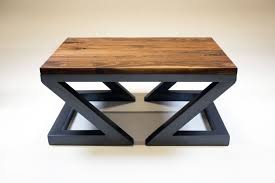 The amazing image below, is segment of outstanding steel coffee table ideas publishing which is sorted within glass, contemporary tables, and posted at june 7th, 2016 06:27:26 am by. Industrial Solid Walnut Steel Coffee Table One Of A Kind Metal Furniture Cool Furniture Coffee Table Design