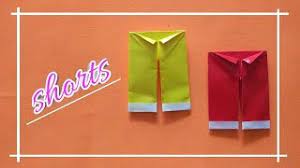 Untuk membuat origami celana nan imut dan lucu silahkan simak videonya. Origami Celana Pendek Cara Membuat Celana Pendek Dari Kertas Origami Youtube