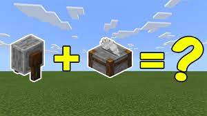 Use the glass cutter and open the cupboard (m); I Combined A Grindstone And A Stone Cutter In Minecraft Here S What Happened Youtube