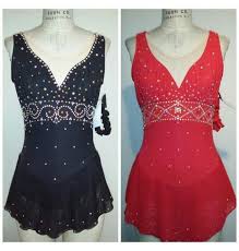 Del Arbour D105 Beaded Skating Dress 3 Colors