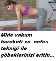 vakum hareketi ile gobek eritme aerobic exercise aerobics workout abs training
