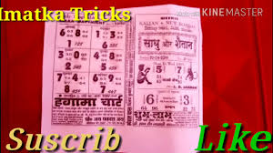 22 04 2019 To 27 04 2019 Bhutnath Chart Sadhu Aur Saitam Chart Kalyan To Main Mumbai 100 Pass