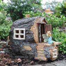 Miniature Gardening Hidden Hollow Fairy House 36 99 Fairy Garden Diy Fairy Garden Furniture Fairy Garden Designs