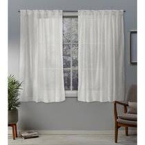 The fabric of voile curtains makes a unique window treatment that allows you to see outside but still allowing for privacy. Pinch Pleated Tropical Nautical Curtains Drapes You Ll Love In 2021 Wayfair