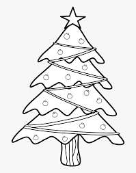 The kiddos will have a blast drawing it but even more fun adding colors and personalization to. Transparent Christmas Tree Black And White Png Christmas Tree Transparent Black And White Png Download Kindpng