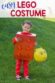 This Easy Lego Halloween Costume For Kids Takes About 10 Minutes To Make And Ends Up Toddler Halloween Costumes Diy Lego Halloween Toddler Halloween Costumes
