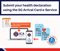 Submit Your Health Declaration Using The Immigration Checkpoints Authority Facebook