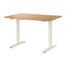 Bekant Skrivbord Sitt Sta Vit Svart 120x80 Cm Ikea Ikea Standing Desk Sit Stand Desk Ikea Ikea Bekant