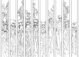 Princess Group Sailor Moon Coloring Pages Sailor Moon Background Sailor Moon Character