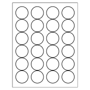 With this barcode printing plugin you can print labels with barcodes from products, categories create labels from orders. Template For Avery 5293 High Visibility Round Labels 1 2 3 Diameter Avery Com