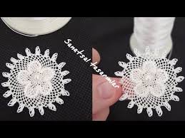 Igne Oyasi Pecete Icin Cicekli Motif Igne Oyasi Takimi Motifi Yapilisi Igne Oyasi Pecete Youtube Baby Knitting Patterns Boncuk Tig Boncuk