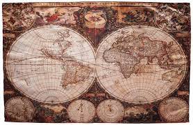 Hang 'em on walls, drape 'em on. Amazon Com Ambesonne World Map Tapestry Vintage Wanderlust Decor Image Of Old Map In 1720s Nostalgic Style Art Historical Atlas Decor Bedroom Living Room Dorm Wall Hanging Art 60 X 40 Inches Brown