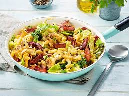 Nudelgrostl Mit Kabanossi Rezept Lecker Rezepte Lecker Lebensmittel Essen