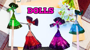 Do you have some surplus candy wrappers, too? How To Make Dolls With Toffee Wrappers Youtube