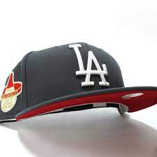 Losangelesdodgers 1959 All Star Game 59fifty Fitted Neweracap In Grey Reduv Ecapcity Fitted Hats Nba Hats New Era Cap