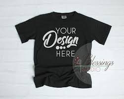 Free Comfort Colors T Shirt Mockup 1717 Unisex Shirt Mockup Black Psd Free Psd Mockups In 2020 Shirt Mockup Mockup Free Psd Clothing Mockup