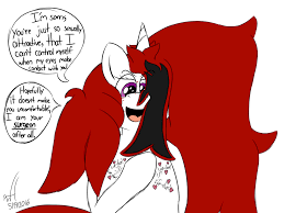 933672 - artist:xwoofyhoundx, cardiophilia, derpibooru import, hair over  one eye, heartbeat, oc, oc:red velvet, older, solo, suggestive, unofficial  characters only - Twibooru